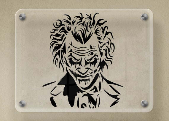 Super Villain Joker Art Stencil, the Joker, Chaos Unleashed