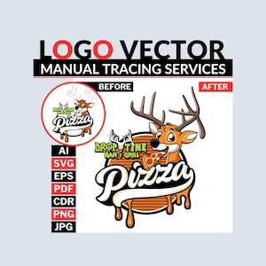 Logo Vector Tracing Service | Convert Low-Res Images to Clean and Sharp SVG, EPS, PDF | Redraw Blurry Logos | Clean & Crisp ai Files
