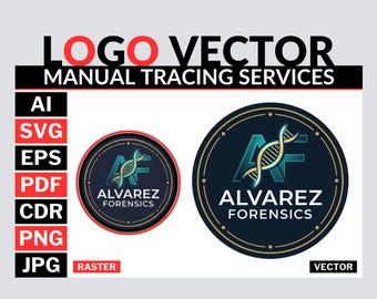 Convert Photo to Vector Art Logo | Mascot Logo Recreation | Manual Tracing | High Resolution SVG EPS PDF