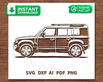 Luxury SUV svg, SUV Stencil SVG, Off Road 4x4 Cut File for Cricut, Adventure Vehicle, Laser Cut Design