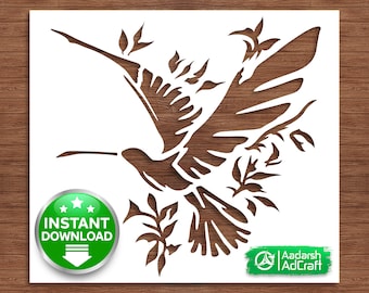 DOVE BIRD STENCIL Bird Pattern Animal Stencil Dove Template - Etsy