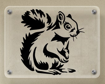 Un écureuil Dans La Forêt Illustration Vectorielle D'un écureuil Mignon