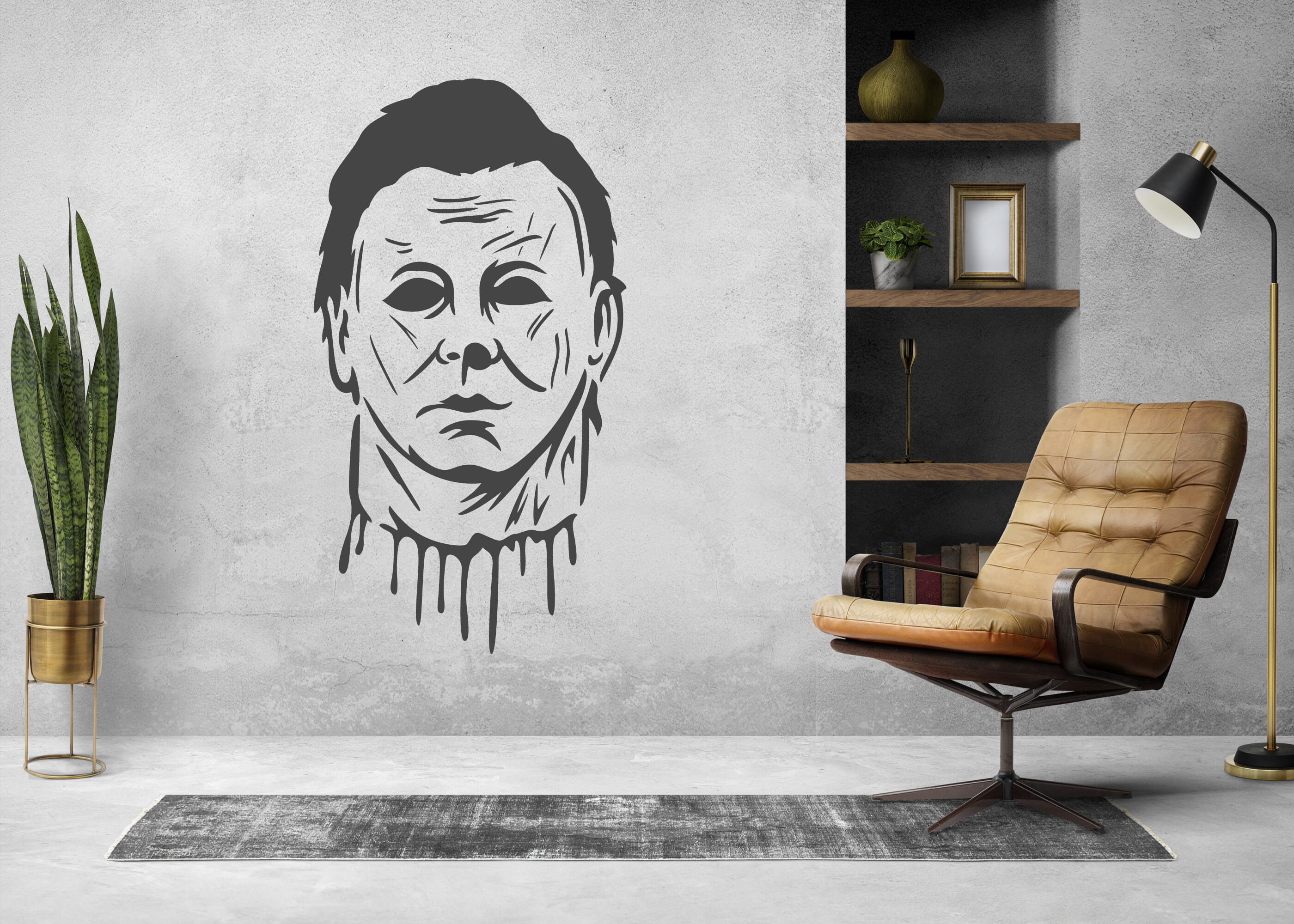 La Máscara De Mchael Myers De Halloween SHADOW REAPER 78 Hecha A