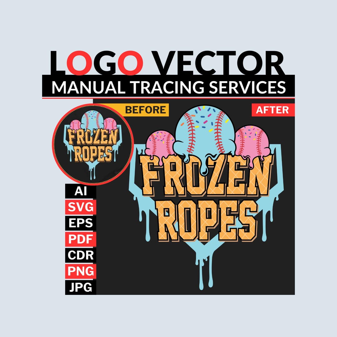 Manual Logo Tracing Service | Convert Image to Vector | SVG PDF | Clean ...