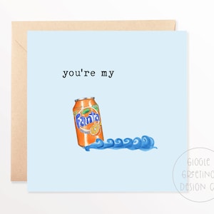 Printable Card | You&#39;re My Fanta-Sea | Printable Valentine&#39;s Day Card | Appreciation Card For Her Him