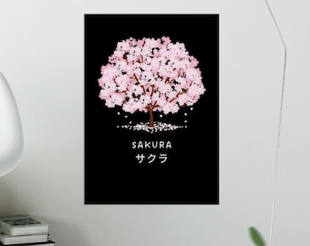 Printable Flower Poster | Sakura