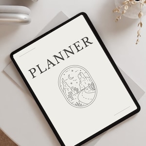 Minimalist Digital Planner | iPad Planner | Undated Digital Planner | Digital Planner | GoodNotes, Notability Planner