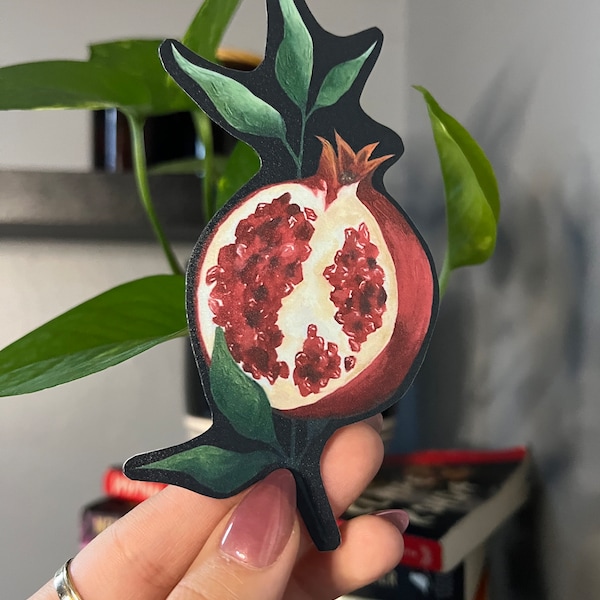 large pomegranate vinyl sticker