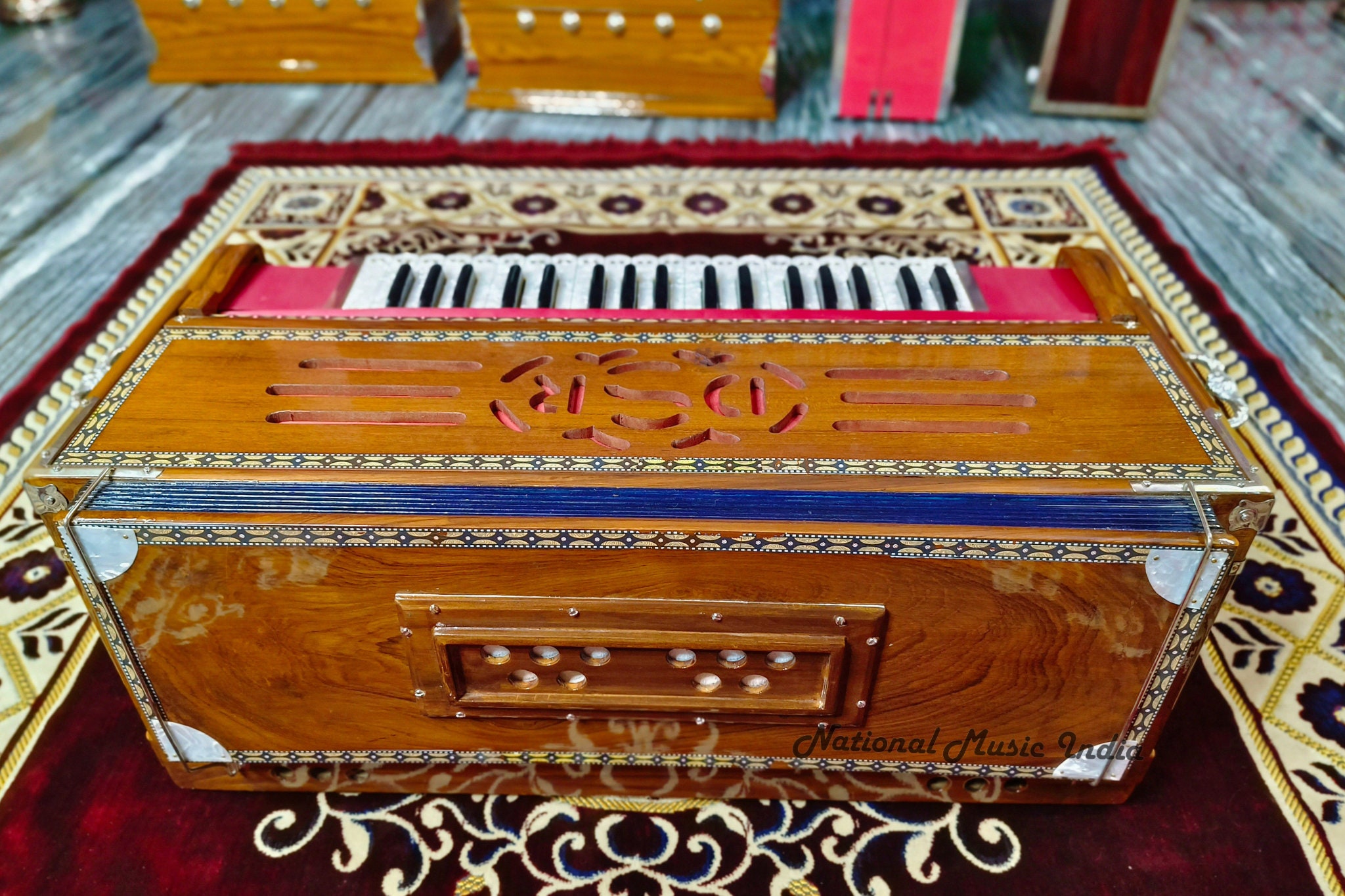 Harmonium Antique DS Ramsingh Style 3 Line 13 Scale Changer Etsy