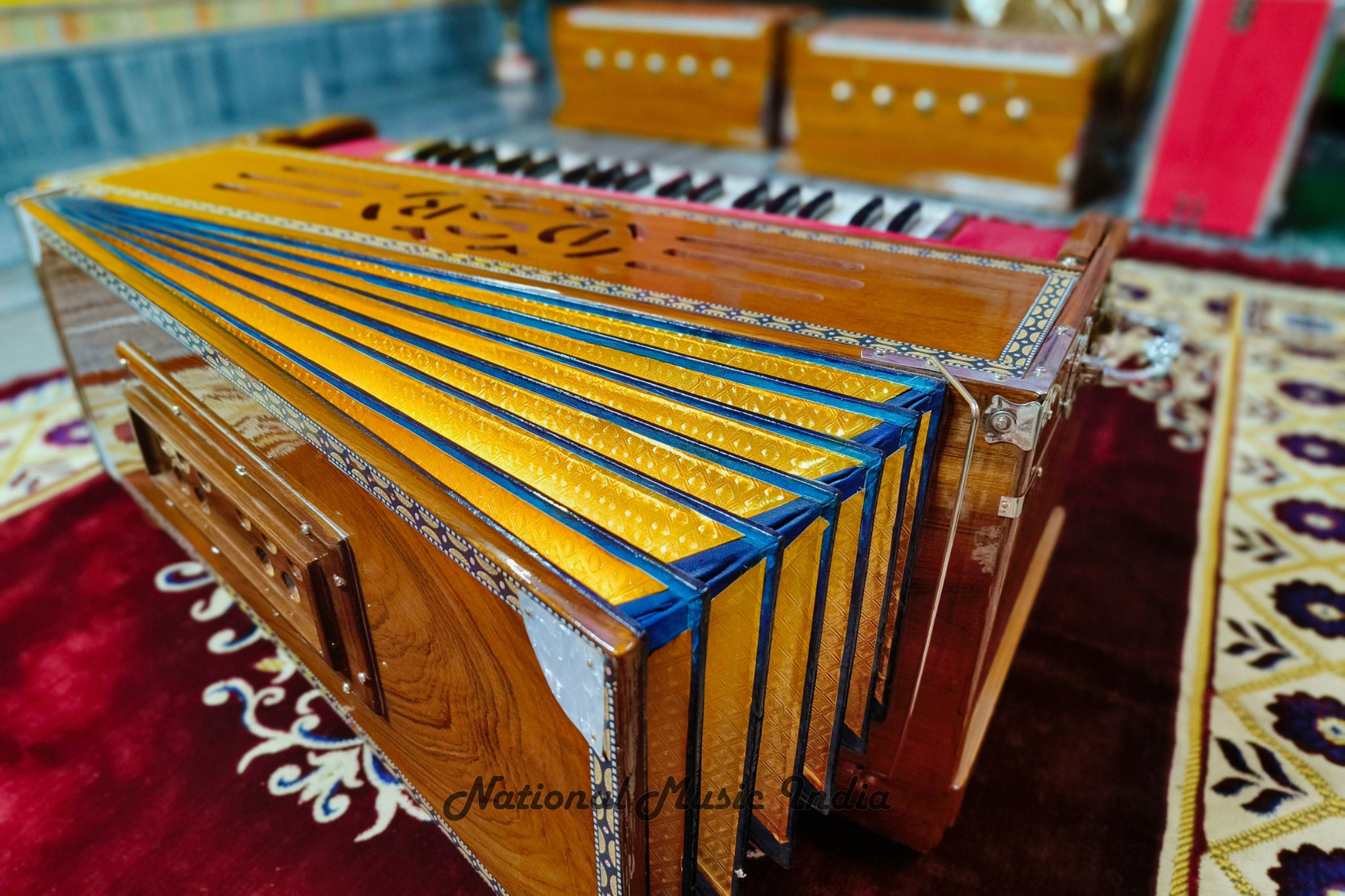 Harmonium Antique DS Ramsingh Style 3 Line 13 Scale Changer Etsy
