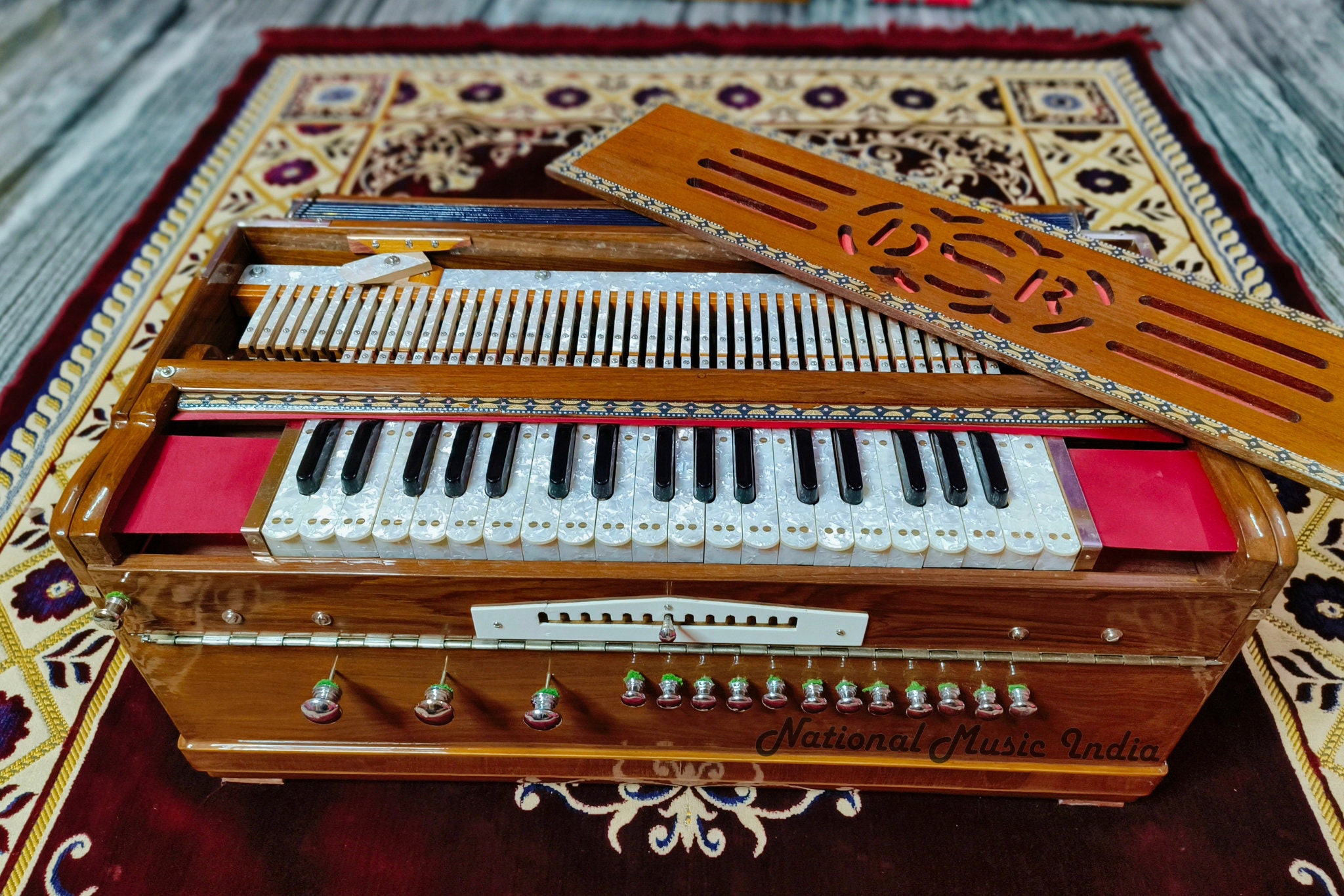 Harmonium Antique DS Ramsingh Style 3 Line 13 Scale Changer Etsy