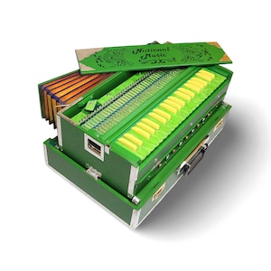 Harmonium National Music Premium Edición Especial 2 Línea Portátil - Verde Mate