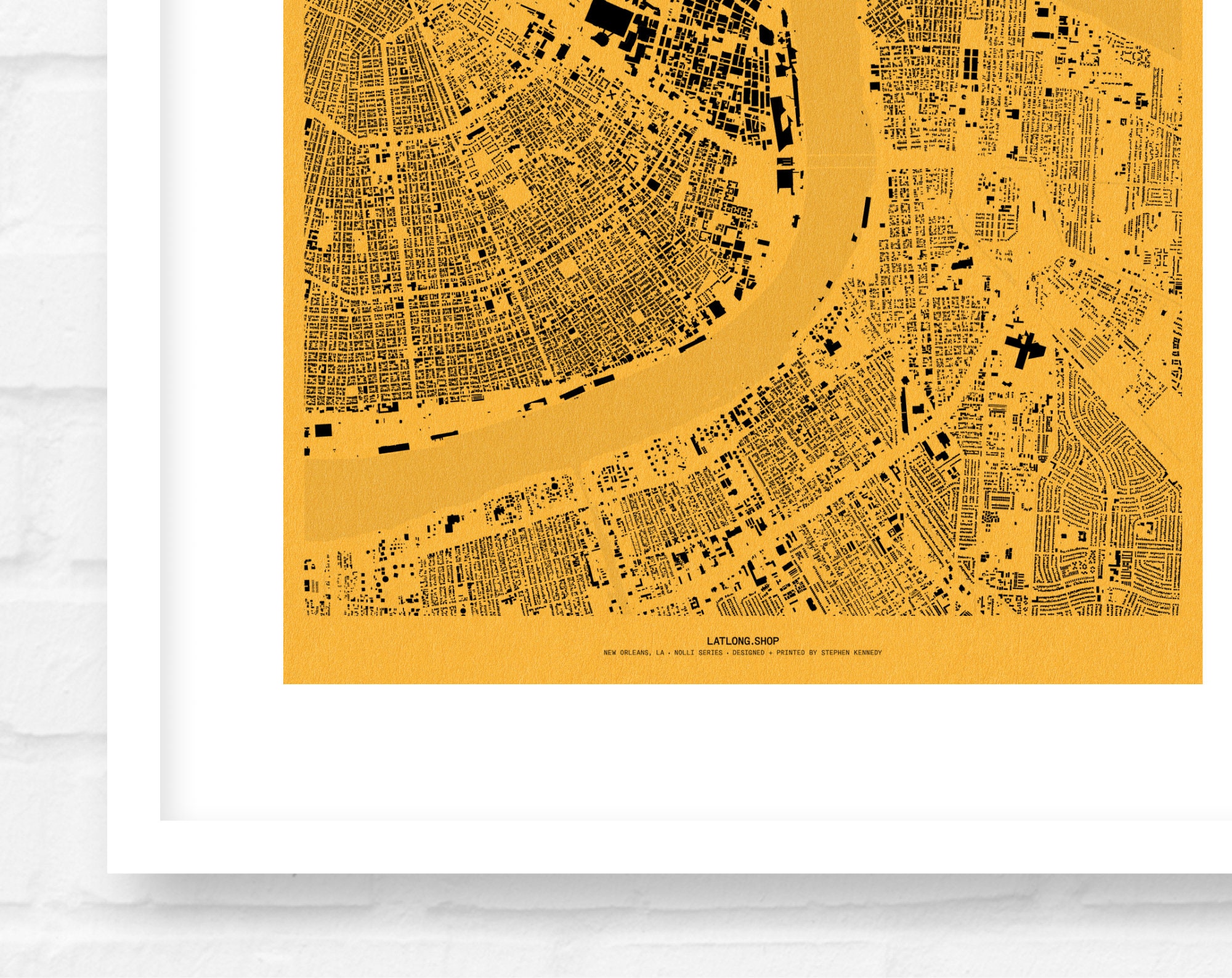 Nolli New Orleans La Map Art Print Etsy