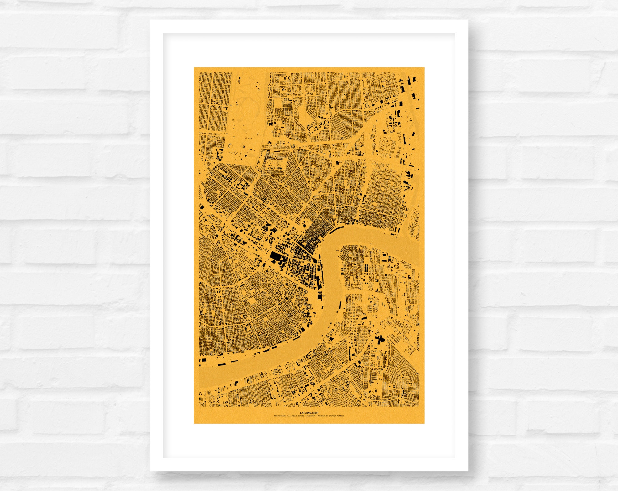 Nolli New Orleans La Map Art Print Etsy