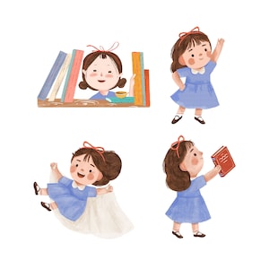 Matilda Watercolour Style Designs | PNG Instant Digital Download Clipart Vector Outline Stencil Layered