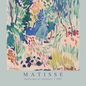 Henri Matisse, Art Print, Exhibition Poster, Fine Wall Art, Minimalist, Home Decor, Wall Decor, Print, Landscape Collioure