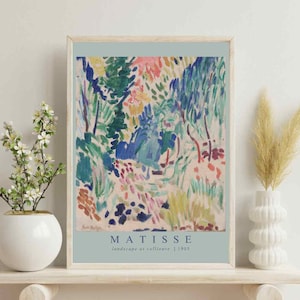 Henri Matisse, Art Print, Exhibition Poster, Printable Wall Art, Office Decor, Digital Art, Home Decor, Wall Decor, Landscape Collioure