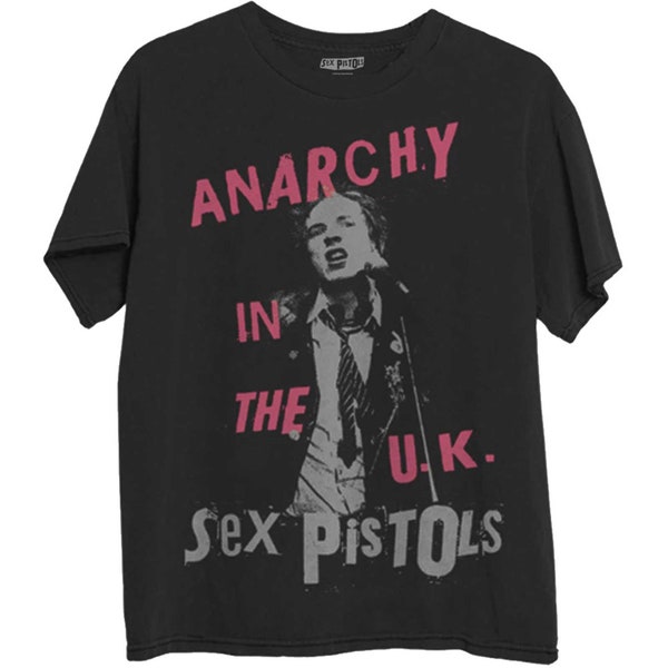 Camiseta unisex Sex Pistols - Anarquía en el Reino Unido - Mercancía oficial con licencia