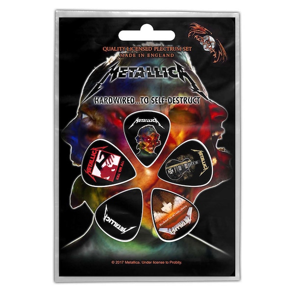 Metallica - Hardwired - Official Licenced Merchandise Guitar Pick Set