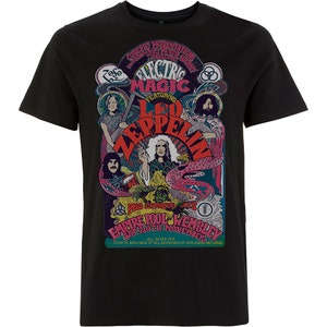 Led Zeppelin - Full Colour Electric Magic - Official Licenced Unisex Merchandise T-Shirt