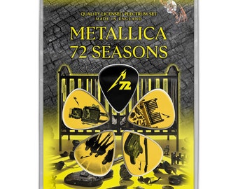 Metallica - 72 Jahreszeiten - Offiziel Lizensiertes Merchandise Gitarren Plektrum Set