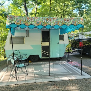 Custom Retro Camper Canopy Sun Shades