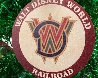 WDW Railroad inspired Decoration