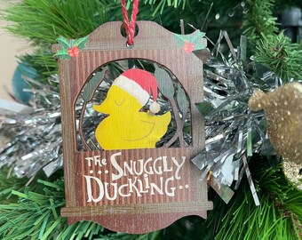 Snuggly Duckling Christmas Decoration