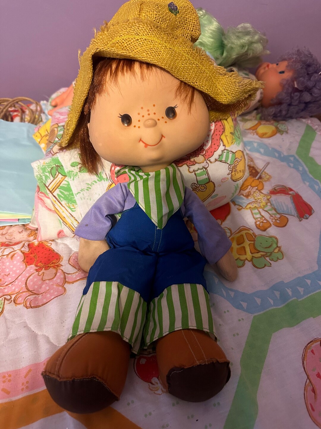 Strawberry Shortcake Vinyl Headed Huckleberry Pie Doll Etsy