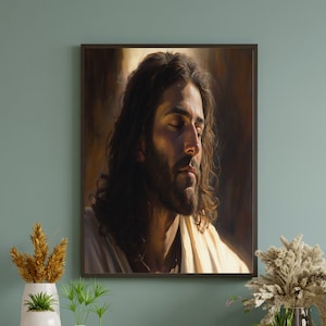 The Word Made Flesh ,  Jesus Art, Bible Art, Wall Art , Digital download