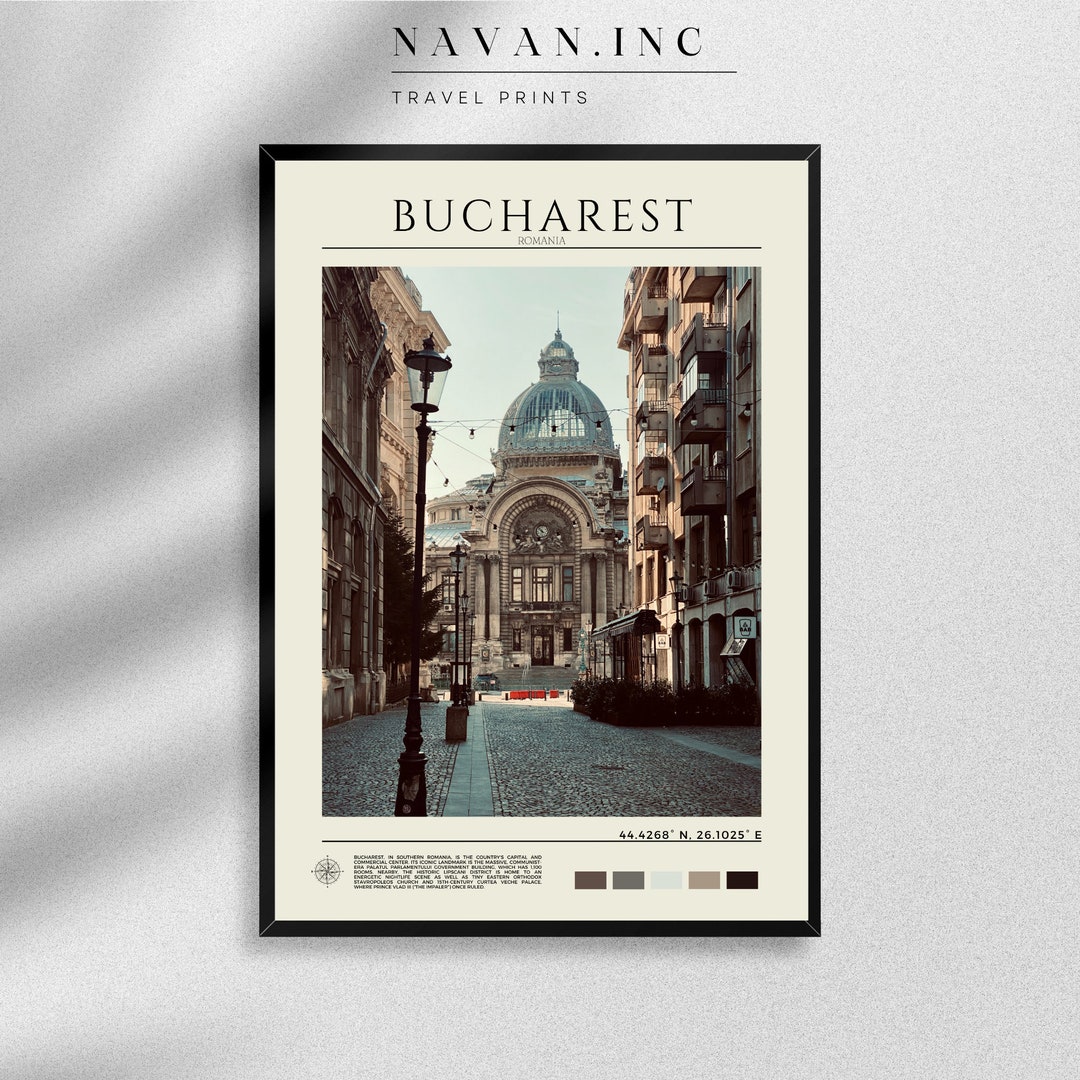 Bucharest Print Bucharest Poster Bucharest Wall Art Etsy