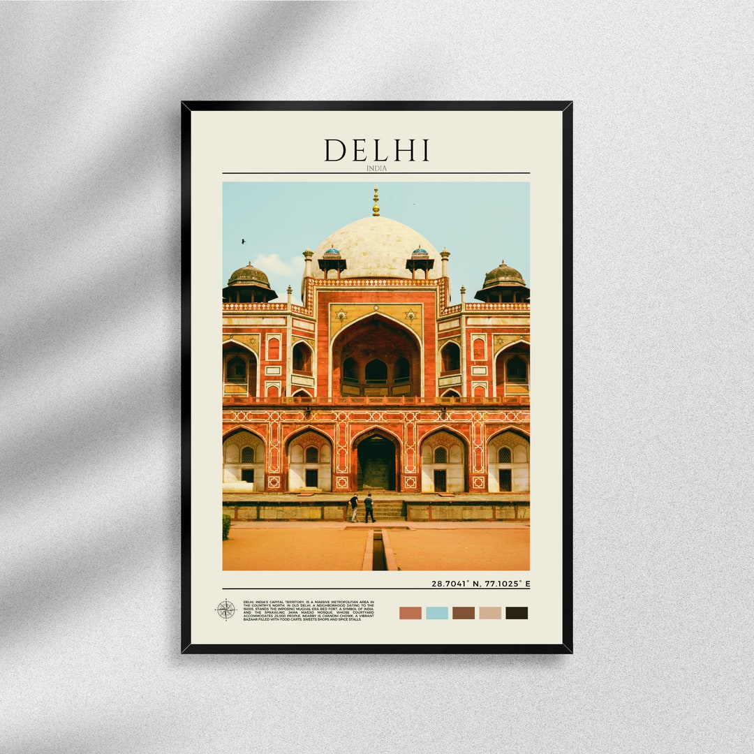 Delhi Print Delhi Wall Art Delhi Poster Delhi Photo Delhi Etsy