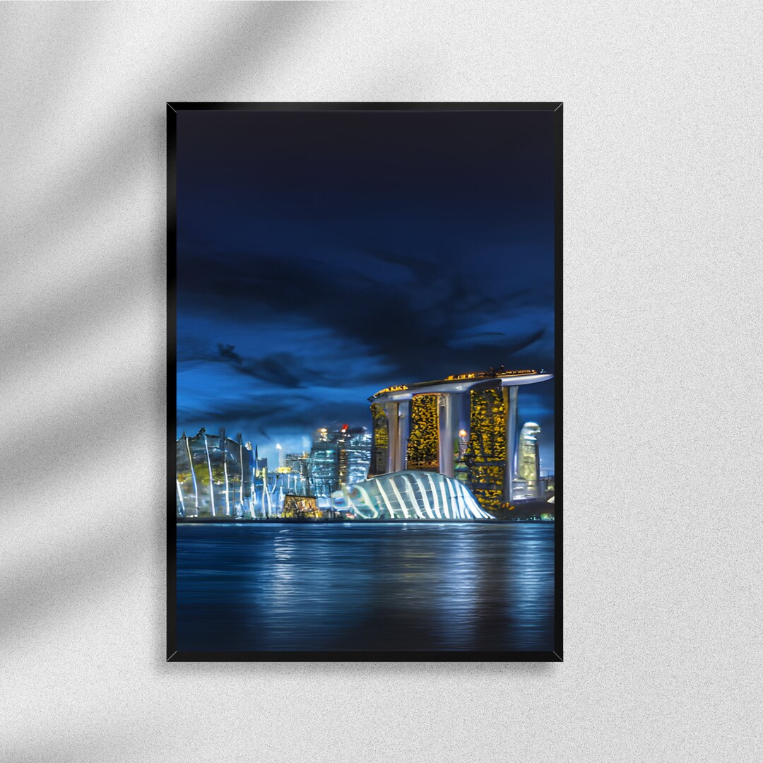 Singapore Print, Singapore Poster, Singapore Wall Art, Asia Poster