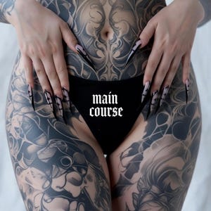 Main Course, Gothic Alternative Lingerie Thong V-String