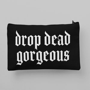 Goth Style, Cosmetic Bag, Drop Dead Gorgeous, Accessory Case, Witchy