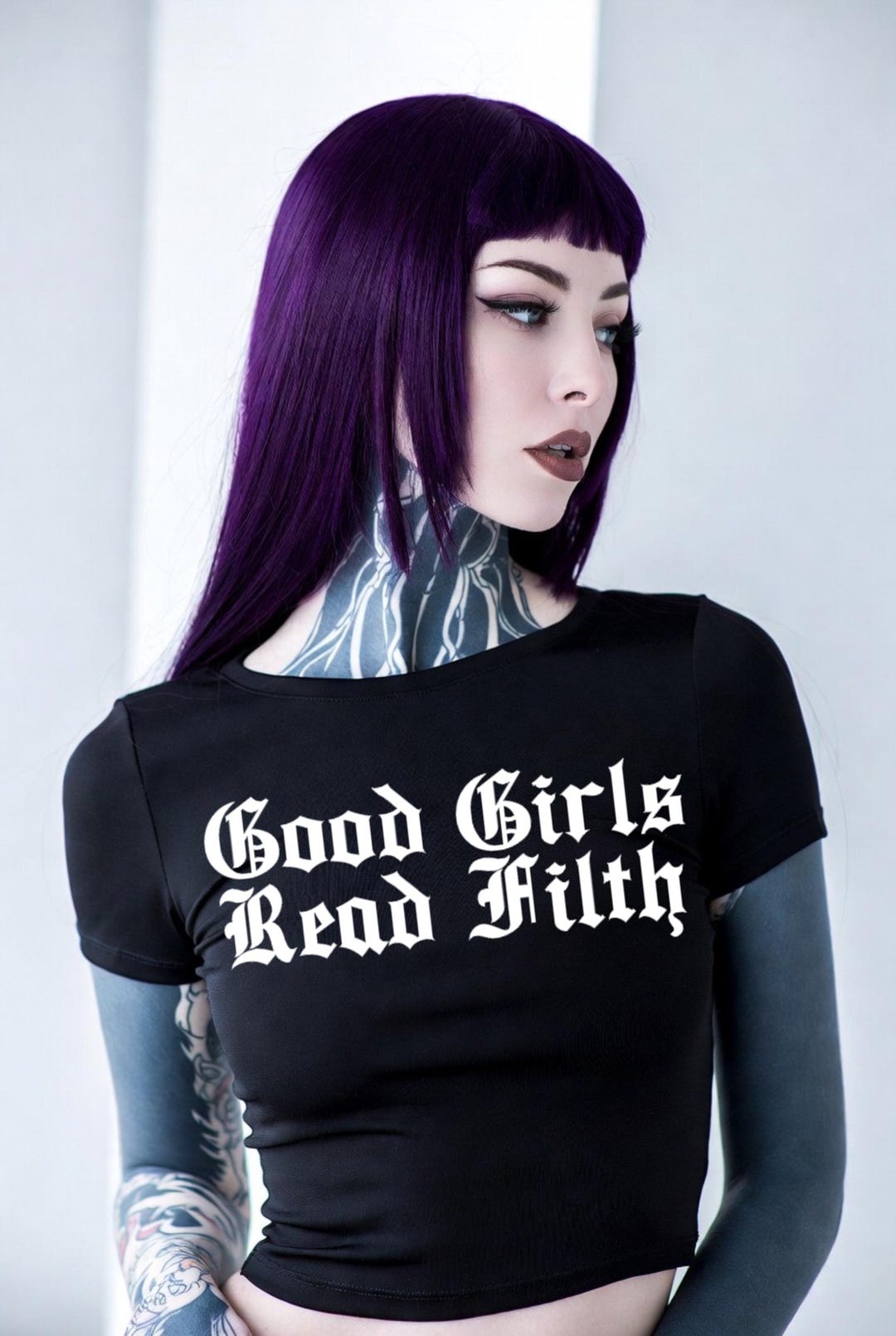 Good Girls Read Filth, Gothic Alternative Spicy Booktok Smut Apparel - Etsy Australia