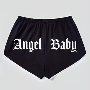 Angel Baby, Gothic Alternative Brat Dolphin Retro Shorts