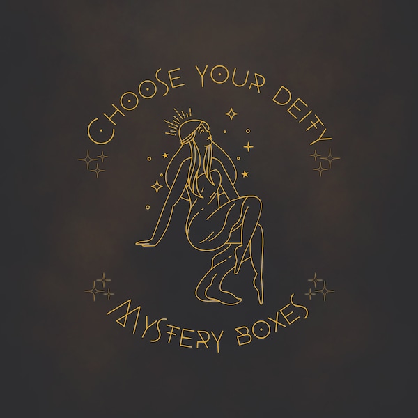 God & Goddess Mystery Kit | Witch Mystery Box | Altar Supplies | Witchcraft Supplies | Pagan | Magick | Deity