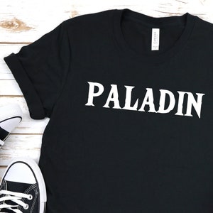 Dungeons and Dragons Paladin Shirt, Dnd Class Shirt, TTRPG, Role Playing Gift, DM Gift, Dungeons and Dragons, Geschenken voor hem, Pathfinder Gift