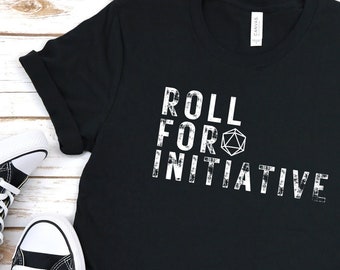 Dungeons and Dragons Shirt, Dnd shirt, Dnd Player Gift, Dnd Dice Shirt, Role Playing shirt, Dungeon Master Gift, Roll for Initiative Shirt