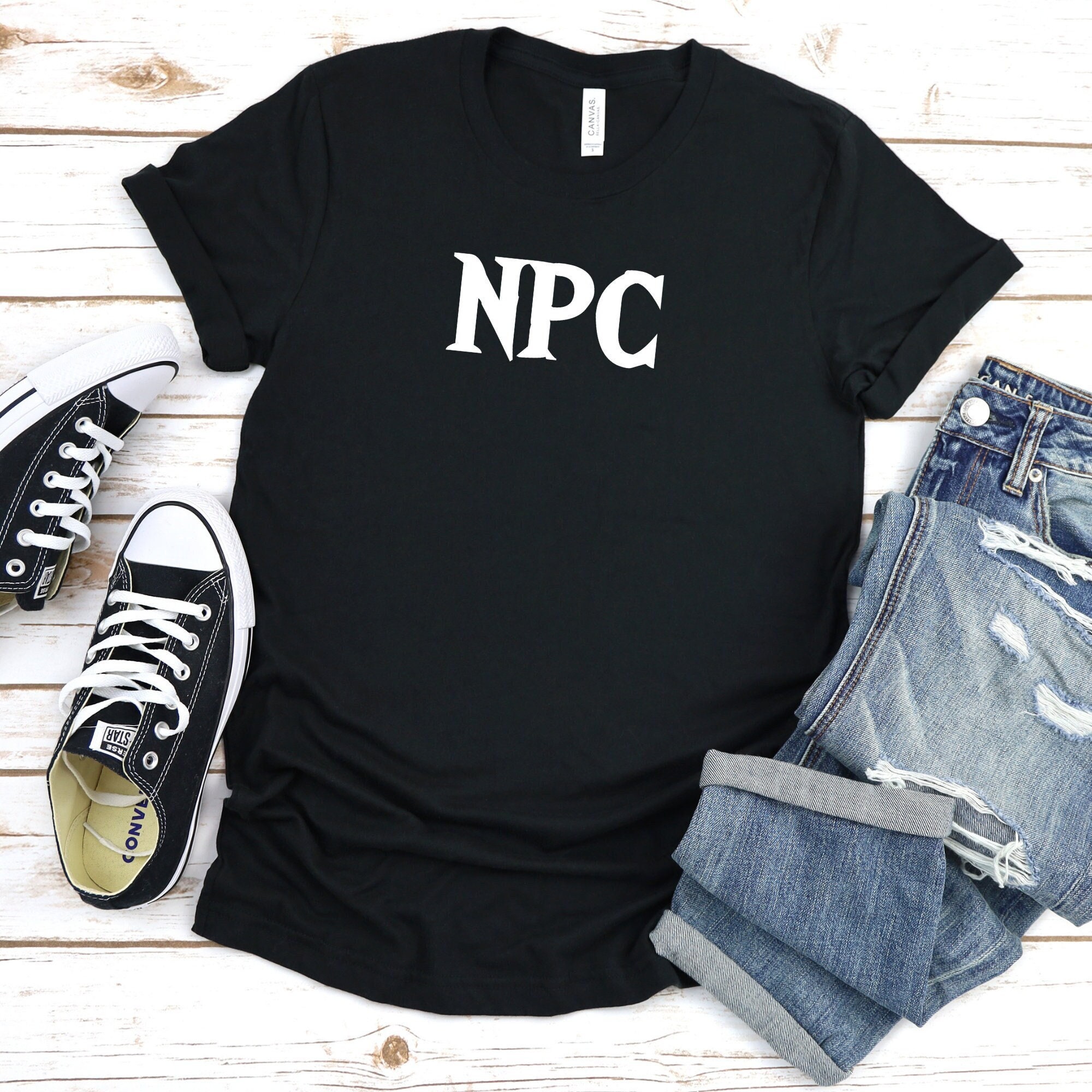 Dungeons and Dragons NPC Shirt, Dnd Shirt, TTRPG, Role Playing Gift, DM Gift, Dungeons and Dragons, Gifts for Him, Class Shirt, Pathfinder
