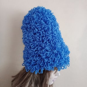 Crocheted Marge Simpson Wig,Marge Crochet hat,for Halloween costume,