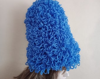 Crocheted Marge Simpson Wig,Marge Crochet hat,for Halloween costume,