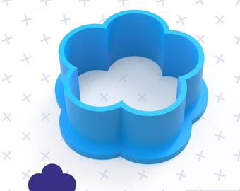 Arquivo STL para cortador de biscoitos em formato de flor: download para impressora 3D