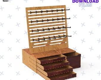 Jewelry Display Stand Svg / Keychains Laser Cut Files / Ornaments Display Stand / Earring Stand Laser Cut Files