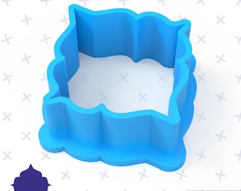Plaque Cookie Cutter STL File: 3D Printer Digital Download