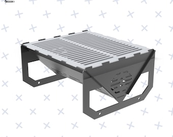 Portable BBQ Plan: Collapsible Barbecue, CNC Laser Cut File (3mm)