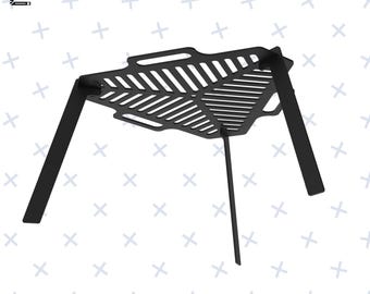 Portable BBQ Plan: CNC Laser Cut Fire Pit (3mm) (Digital Download)