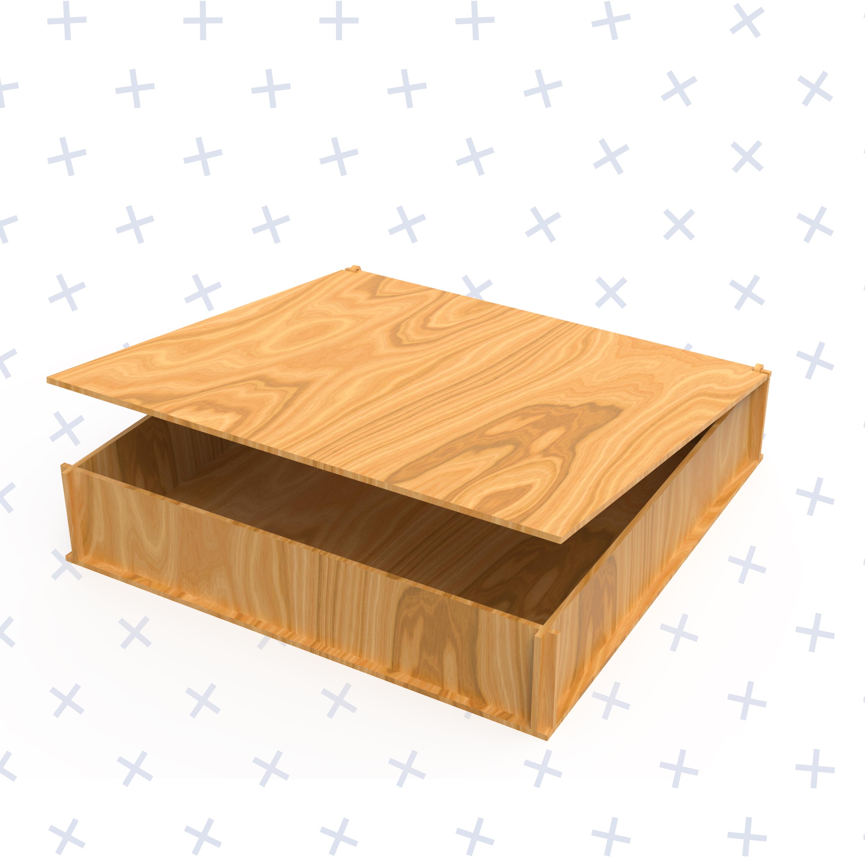 Slashed Box 62 Different Size Laser Cut Box With Flip up Lid / Storage Box / Laser ...
