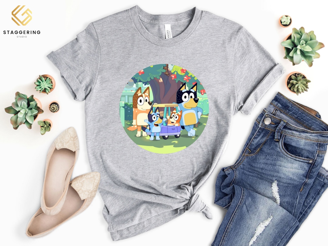 Bluey Shirt Bluey Chili Shirt Bluey Tshirt Bluey Adult Etsy